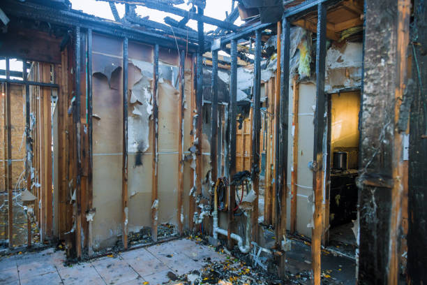 Professional Soot Cleanup technician working in White Marsh, MD